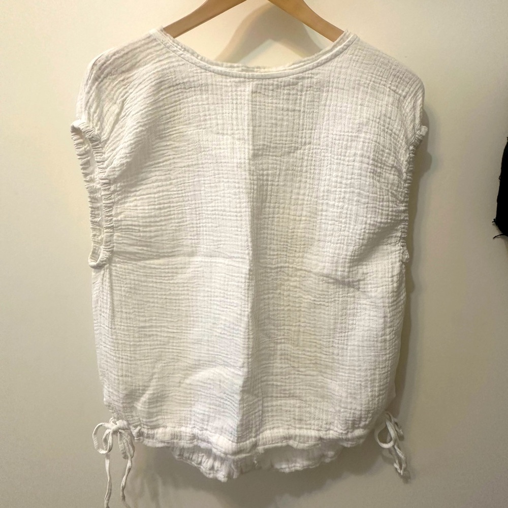 Melissa Nepton Mercy cotton gauze top